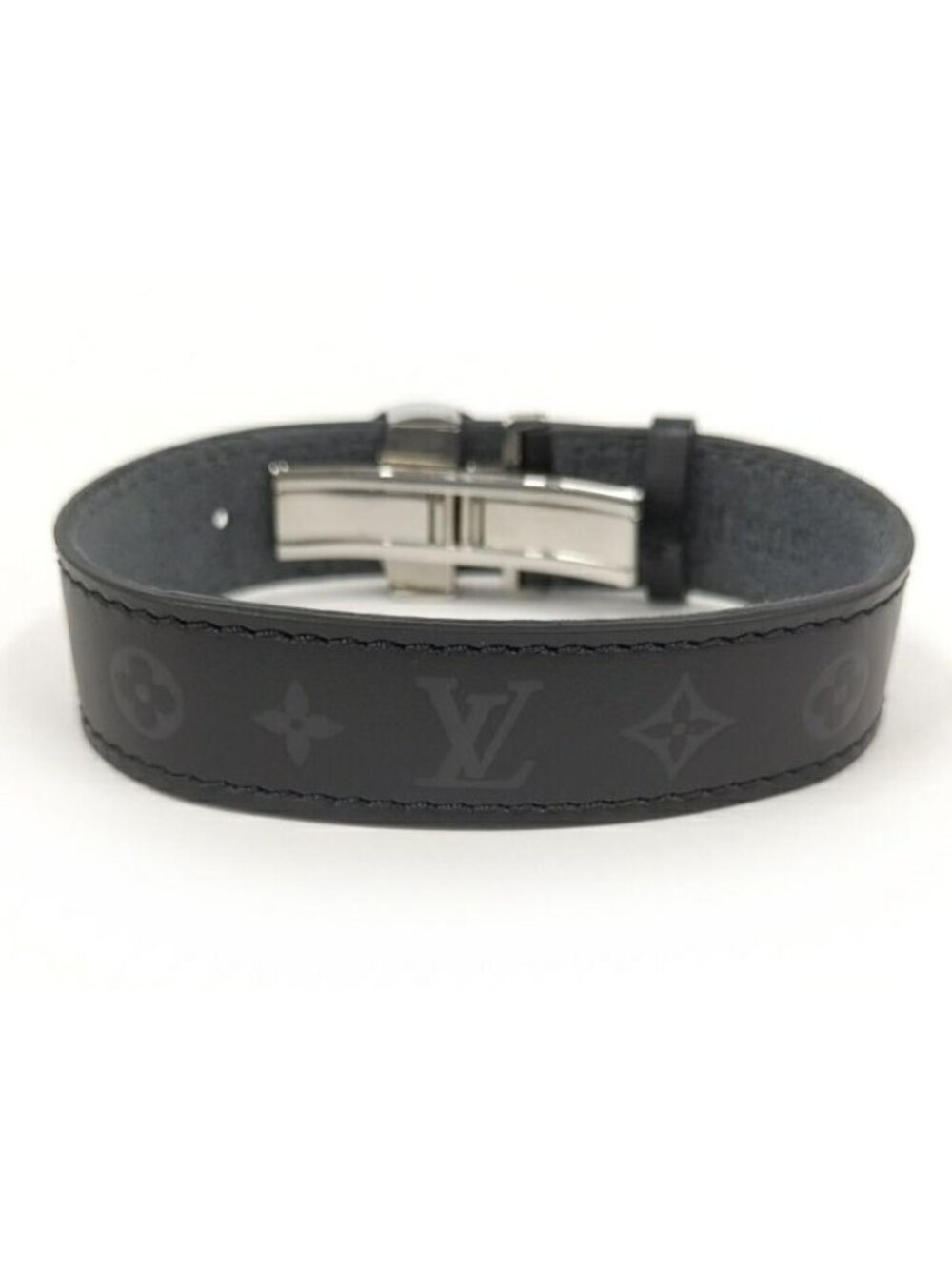 Louis Vuitton Vu Good Luck Bracelet Leather Black Monogram - Picture 4 of 9